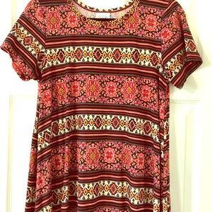 XS Print Carley Dress